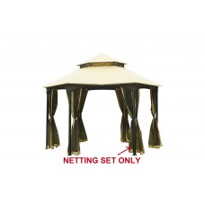 Sunjoy Replacement Mosquito Netting for L-GZ793PST-A SOUTHBAY GAZEBO   569662983